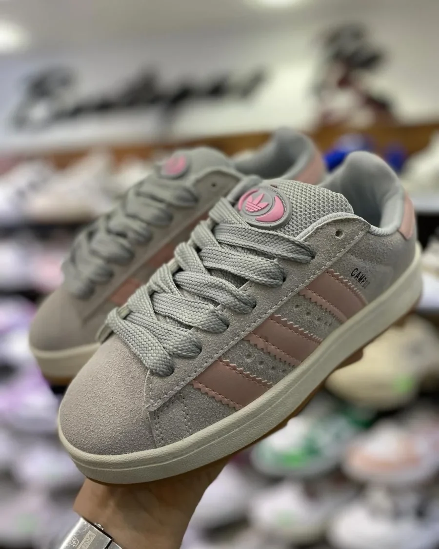 Adidas CAMPUS Gris Clair Rose Boutique BS Buy Smart