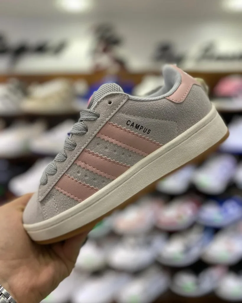 Adidas CAMPUS Gris Clair Rose Boutique BS Buy Smart