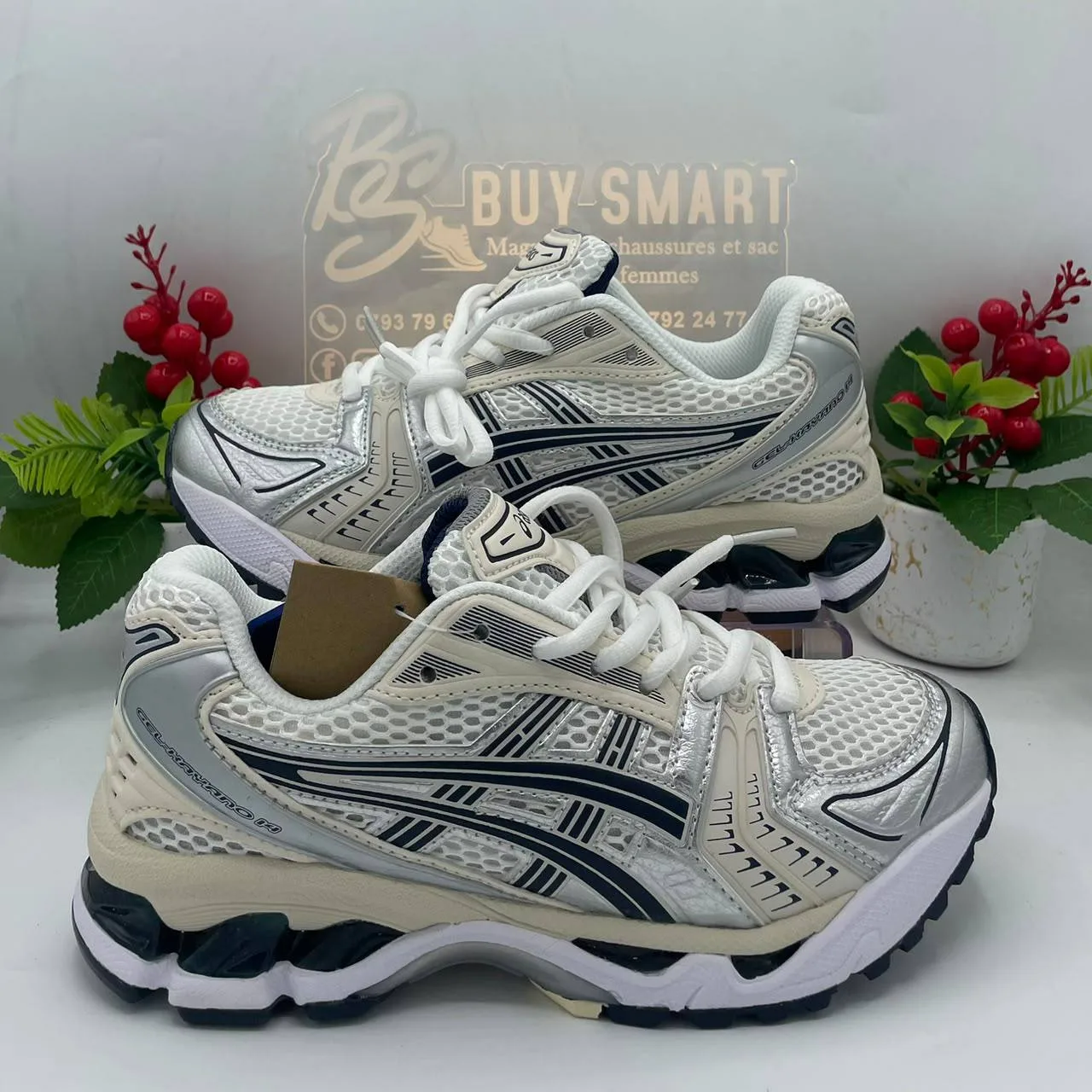 Basket AS Kayano 14 Gris beige — Boutique BS