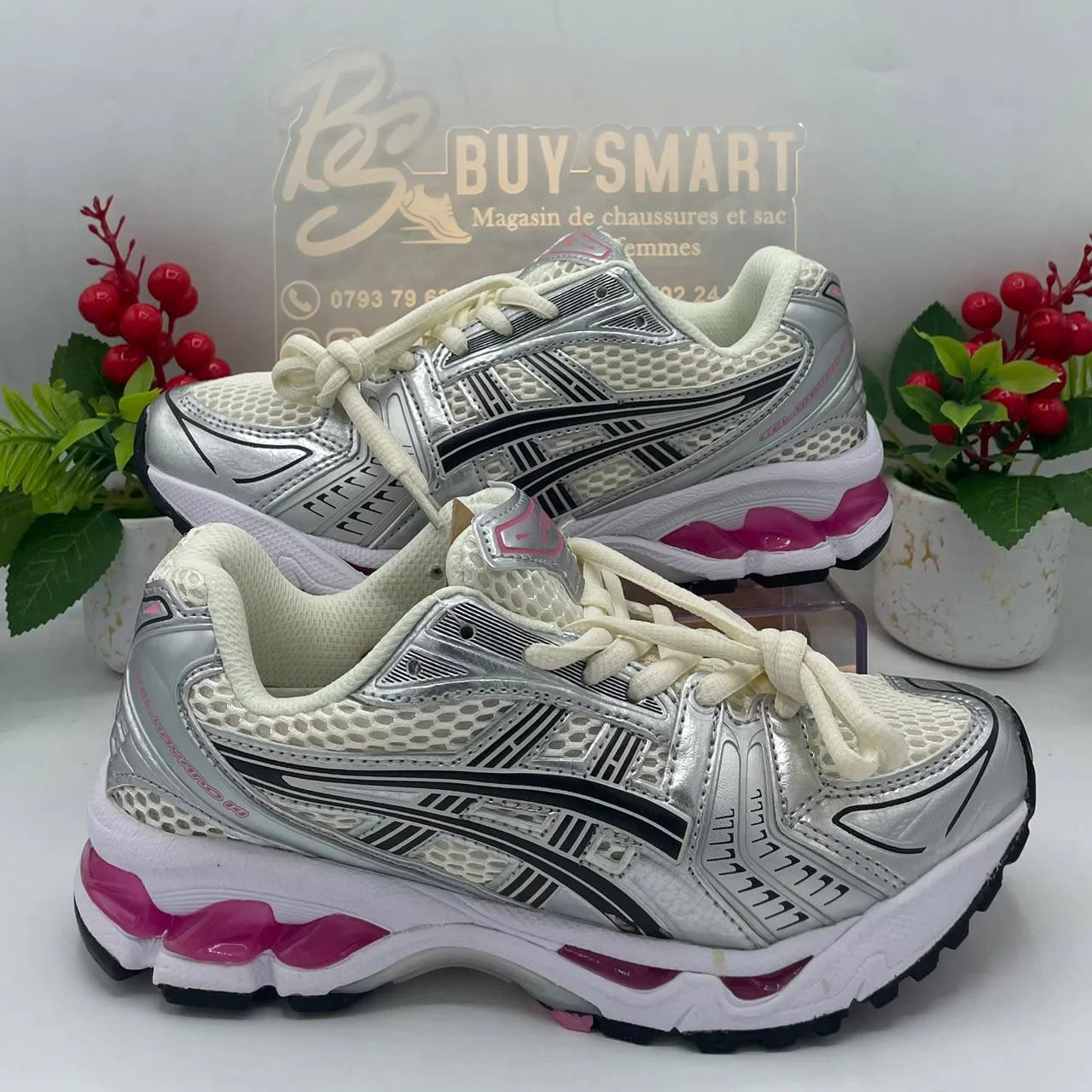Basket AS Kayano 14 Gris rose — Boutique BS