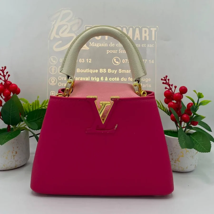 Sac Capucine PM Rose fushia — Boutique BS
