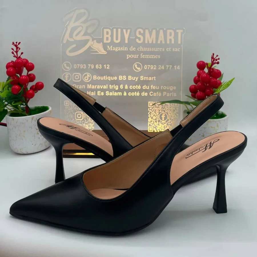 Escarpin MLK CIC-341 Noir Matt — Boutique BS