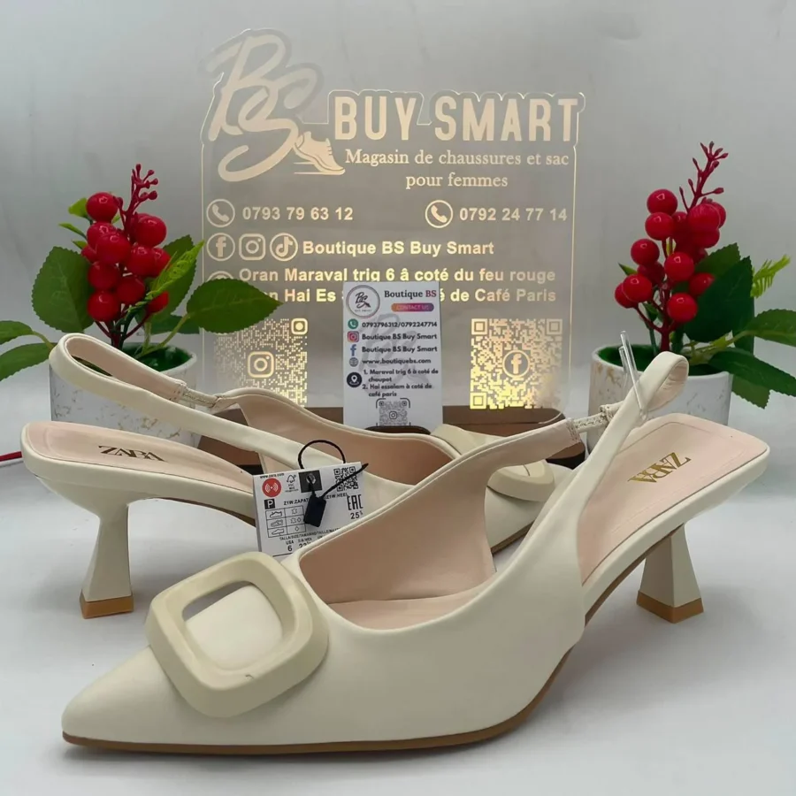 Escarpin ZR 6067 Beige — Boutique BS