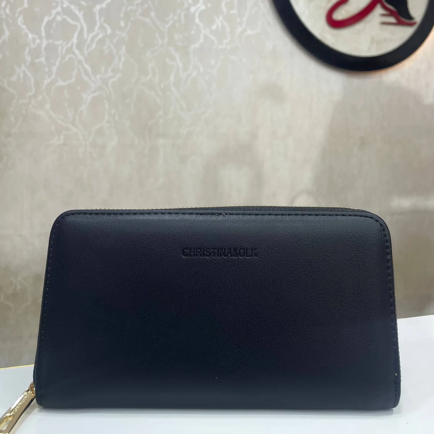 Porte-monnaie Christina & OLK noir